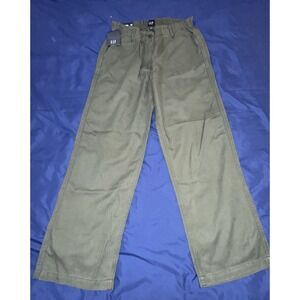 NWT Gap Women's Medium Twill Olive Green Straight Leg Pants Stretchy